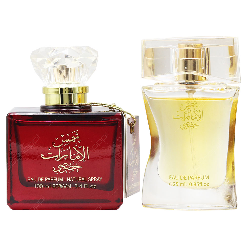 Ard Al Zaafaran Shams Al Emarat Khususi With Free Gift For Women 100ml