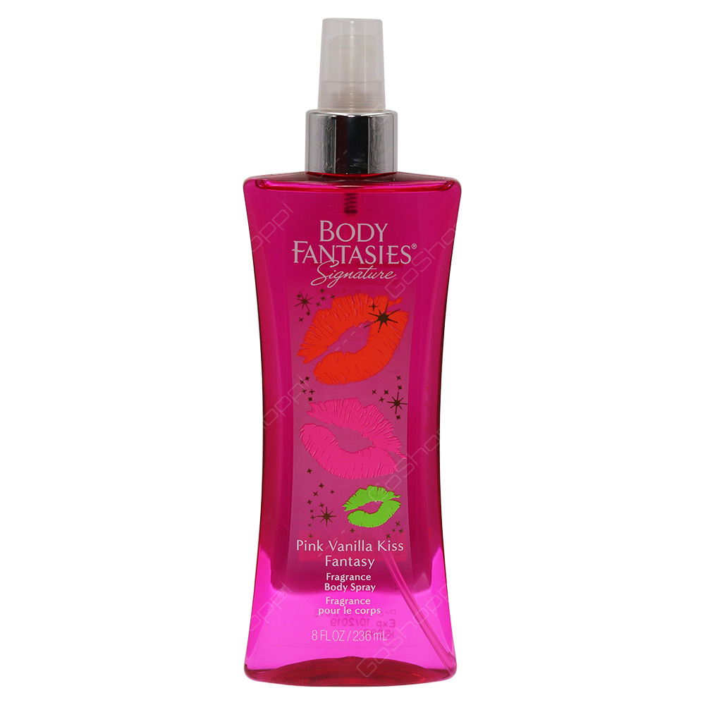 Body Fantasies Signature Fragrance Body Spray - Pink Vanilla Kiss Fantasy 236ml