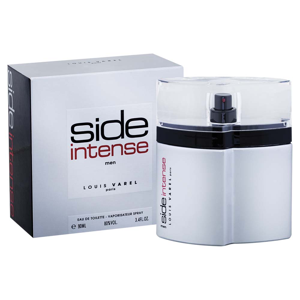 Louis Varel Paris Side Intense For Men Eau De Toilette 90ml