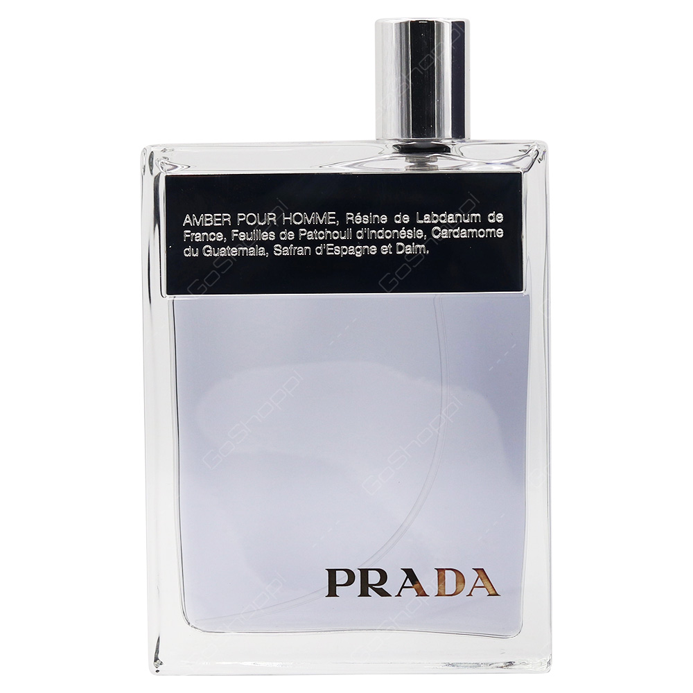 Prada Amber Pour Homme Eau De Toilette 100ml Buy Online