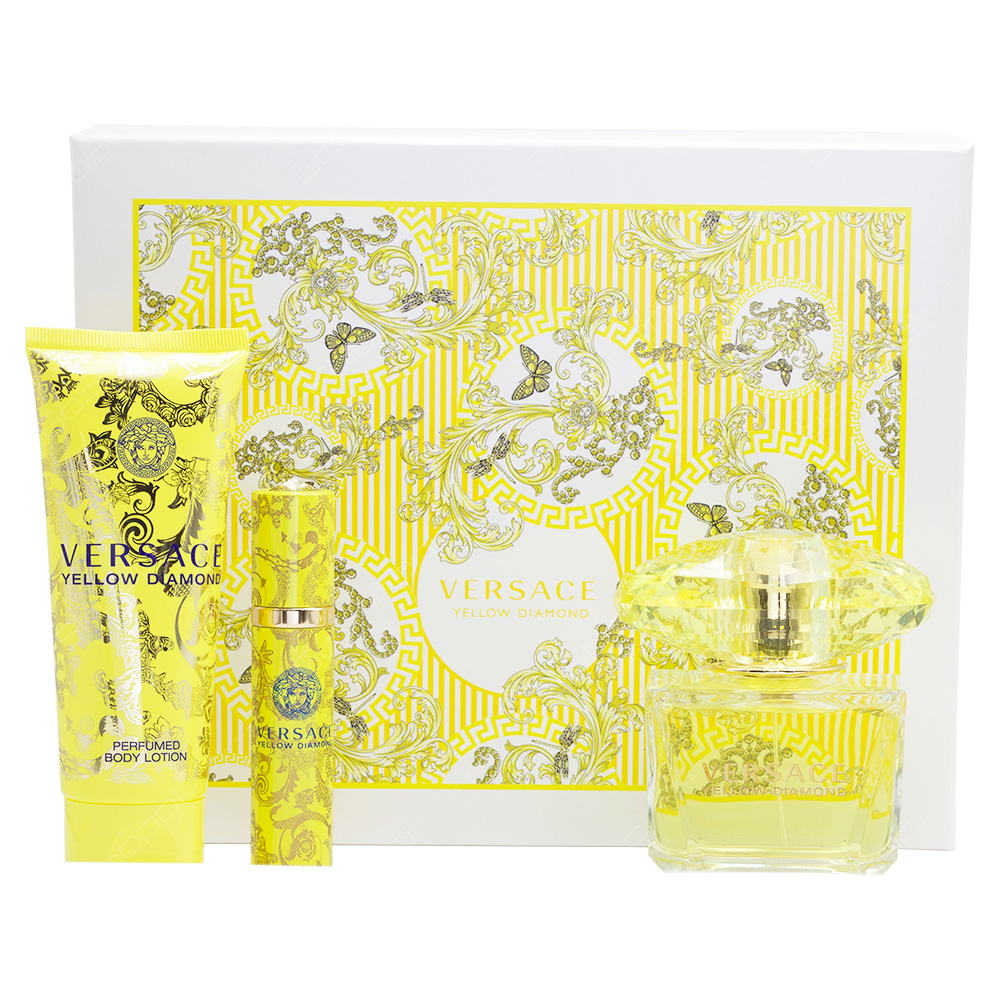 Versace Yellow Diamond Gift Set For Women 3pcs