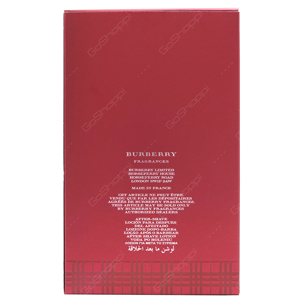 Burberry For Men After Shave Lotion 100ml