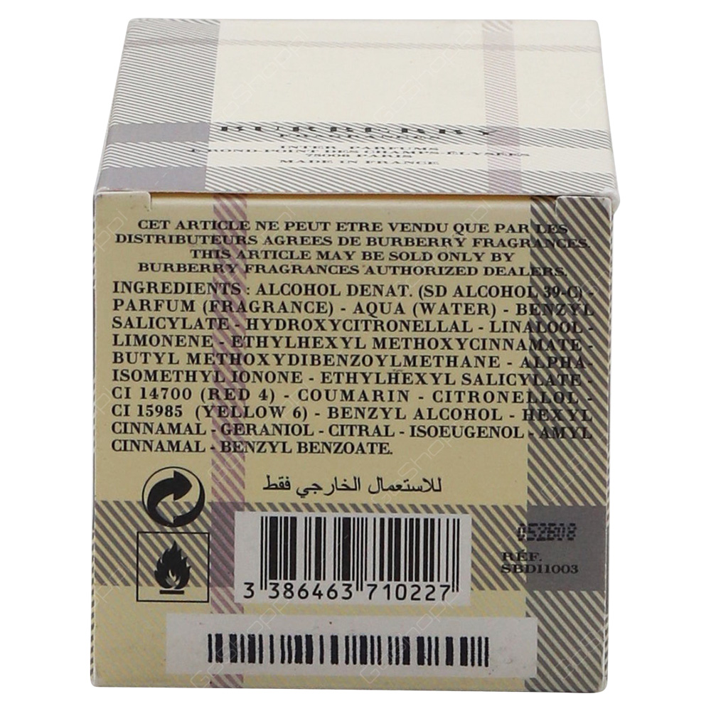 Burberry Touch For Women Eau De Parfum 30ml