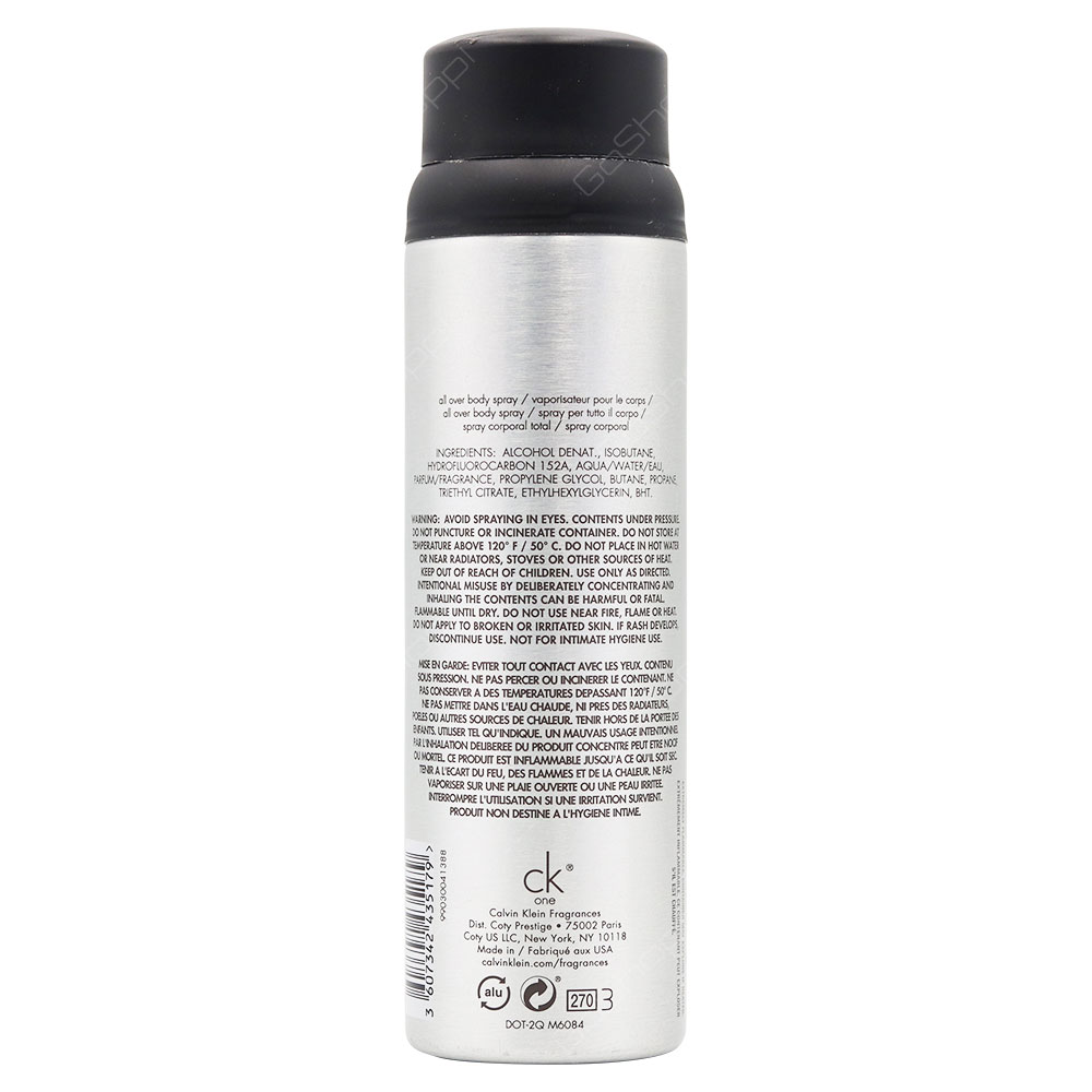 Calvin Klein CK One Body Spray 152g