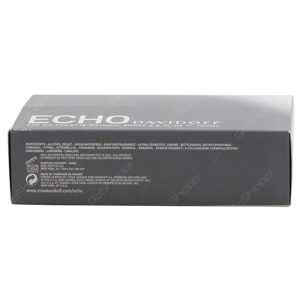 Davidoff Echo For Men Eau De Toilette 100ml