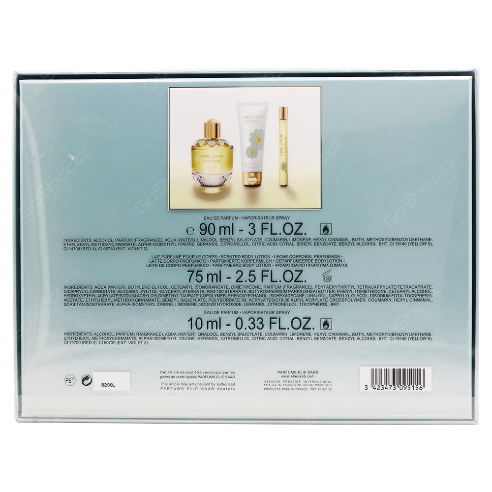 Elie Saab Girl Of Now For Women Gift Set 3pcs