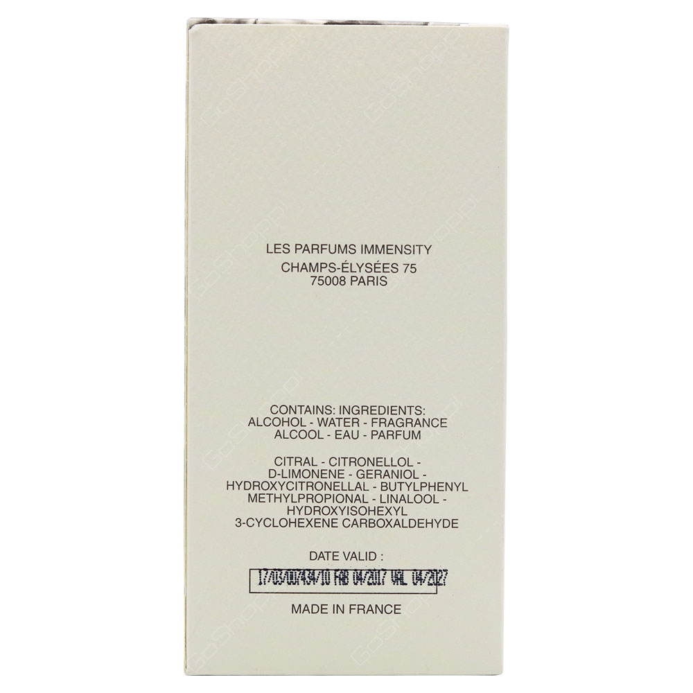 Immensity Pour Homme Eau De Toilette 100ml