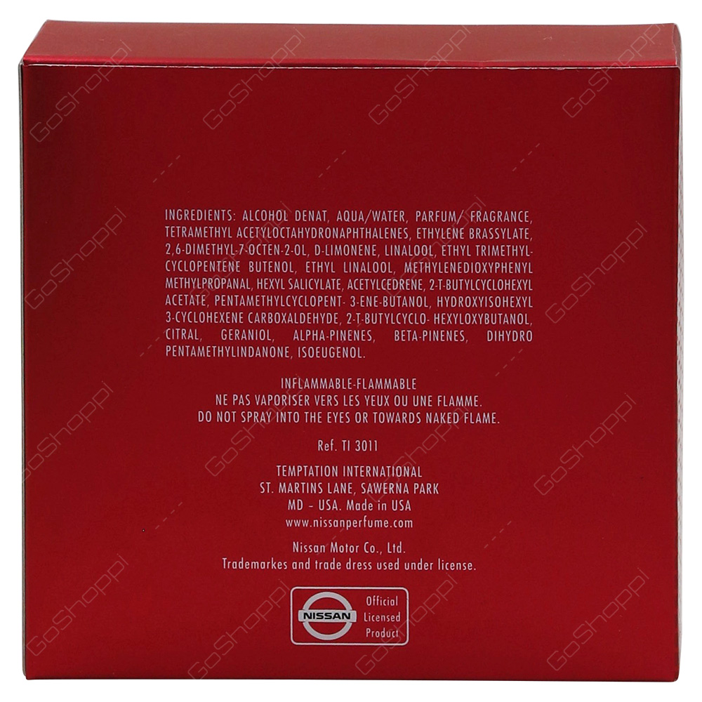 Nissan 350Z For Men Eau De Parfum 100ml