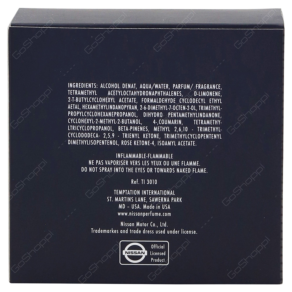 Nissan GTR For Men Eau De Parfum 100ml