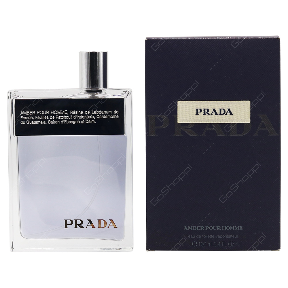 Prada Amber Pour Homme Eau De Toilette 100ml