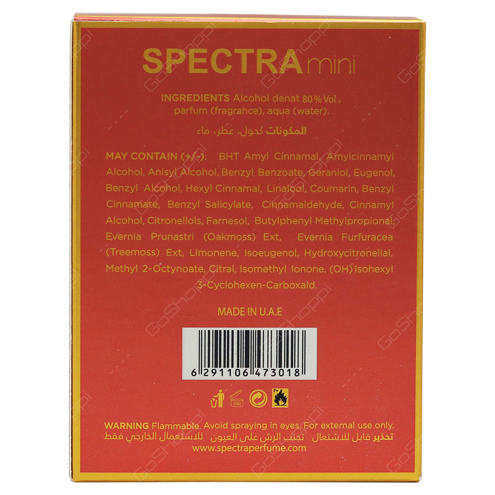 Spectra Mini Homme No 181 Eau De Parfum 25ml