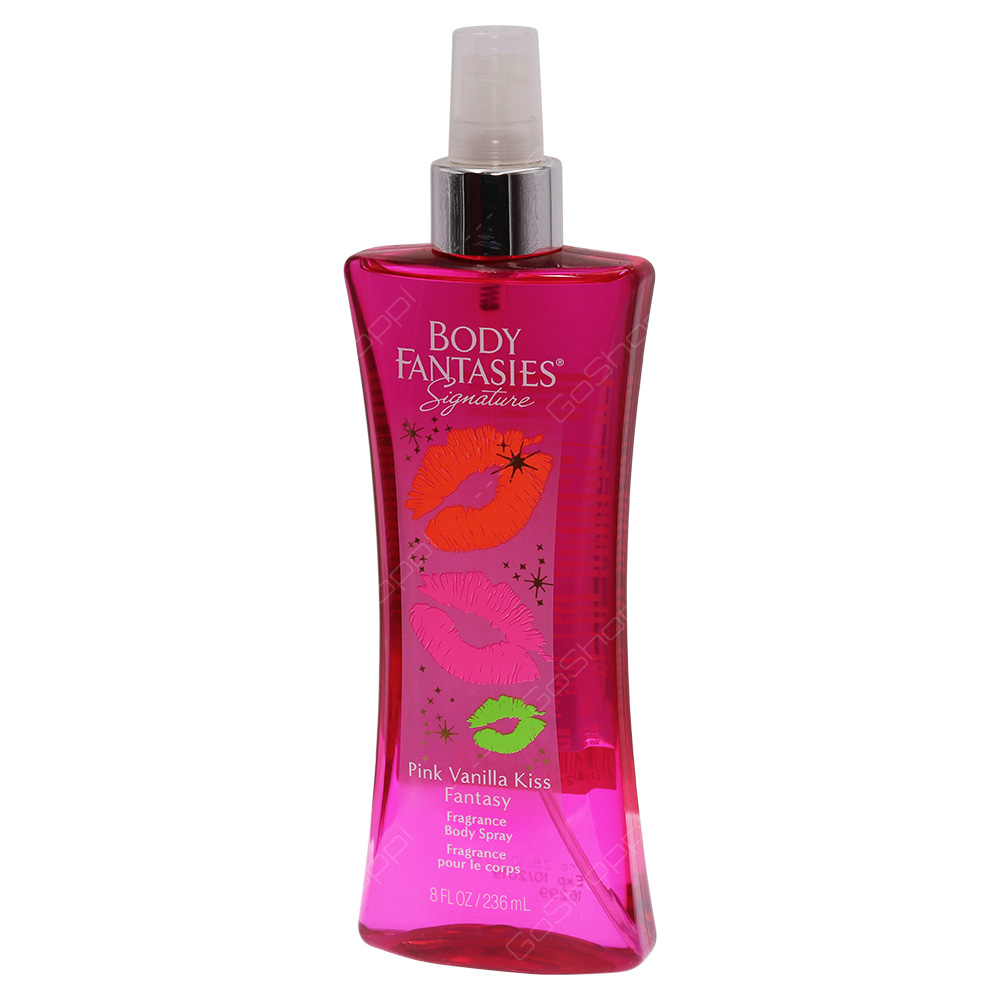 Body Fantasies Signature Fragrance Body Spray - Pink Vanilla Kiss Fantasy 236ml