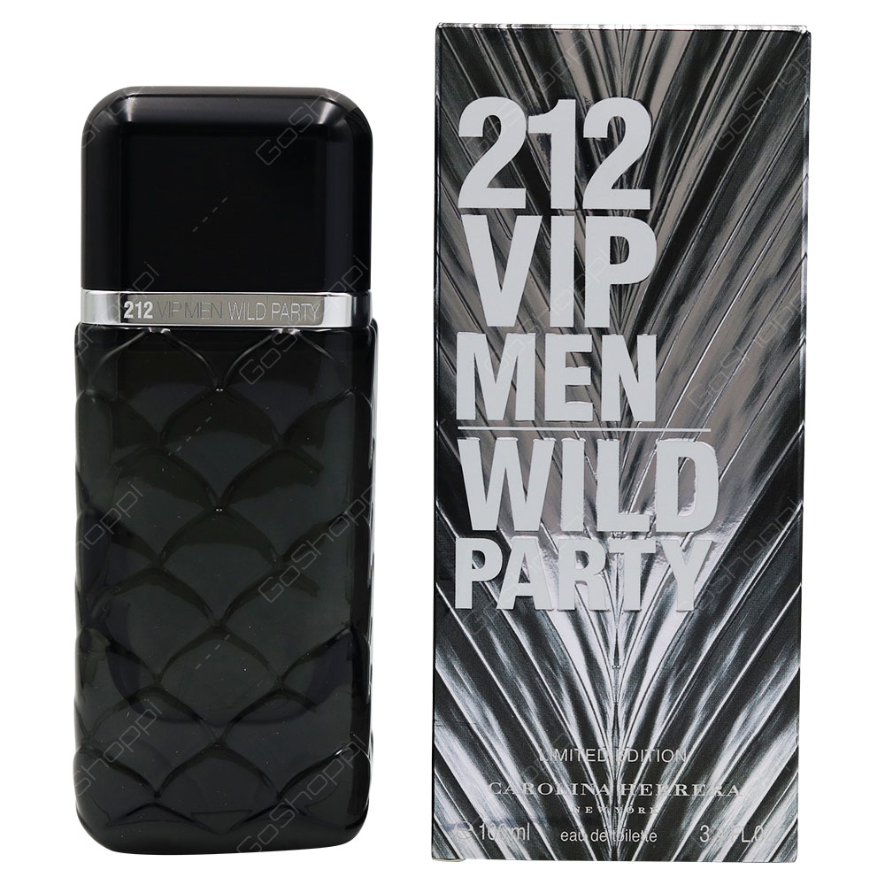 Carolina Herrera 212 Vip Men Wild Party Limited Edition Eau De Toilette 100ml