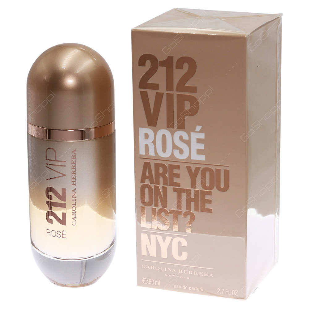 Carolina Herrera 212 Vip Rose For Women Eau De Parfum 80ml
