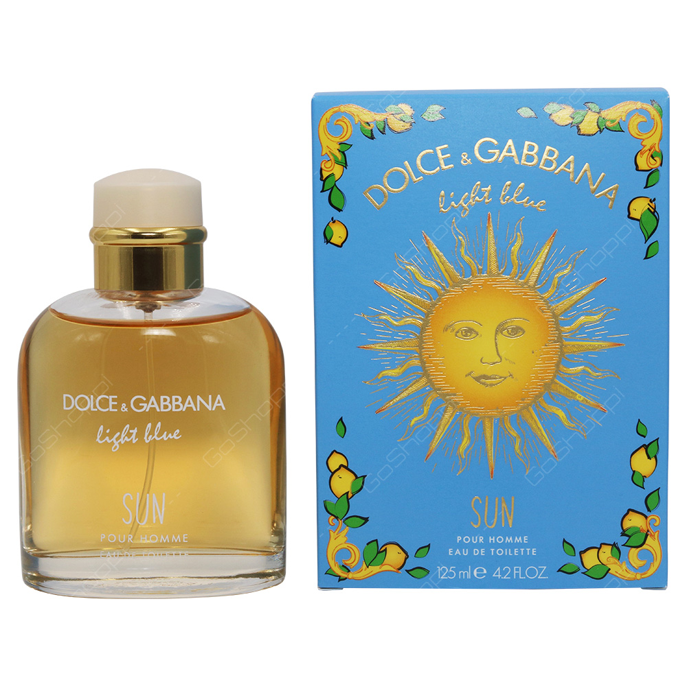 Dolce & Gabbana Light Blue Sun Pour Homme Eau De Toilette 125ml - Buy ...