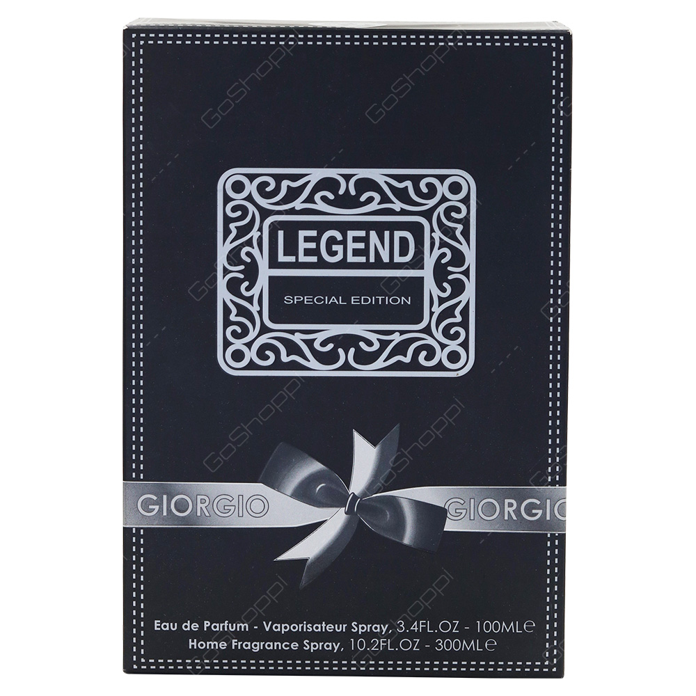 Giorgio Legend For Men Special Edition Gift Pack Eau De Parfum 100ml Deodorant 300ml