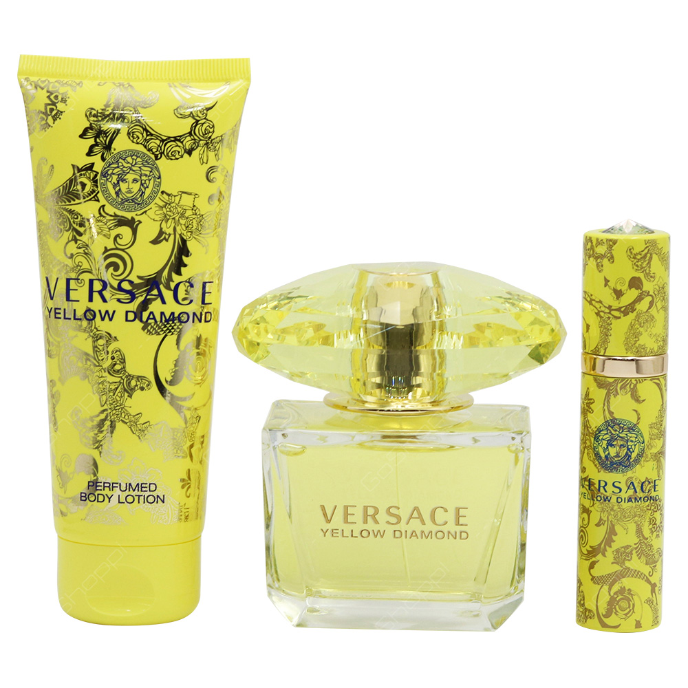 Versace Yellow Diamond Gift Set For Women 3pcs