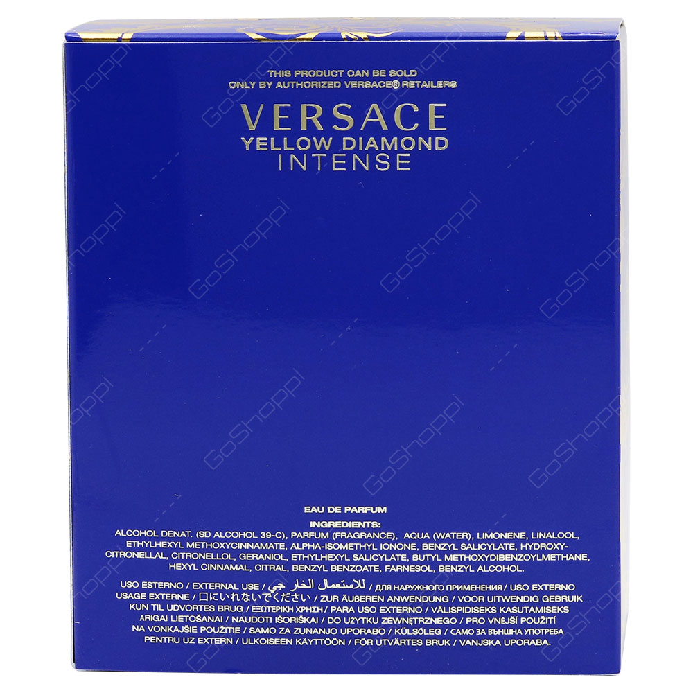 Versace Yellow Diamond Intense For Women Eau De Parfum 90ml